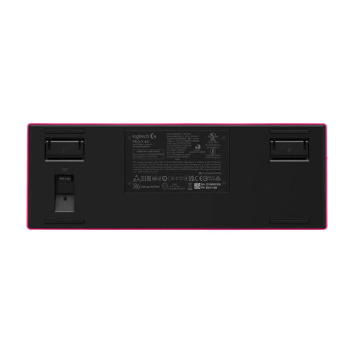 Logitech Pro X 60 LightSpeed Wireless Tactile Gaming Keyboard 920-011954 (Magenta)