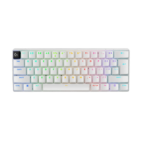 Logitech Pro X 60 LightSpeed Wireless Tactile Gaming Keyboard 920-011935 (White)