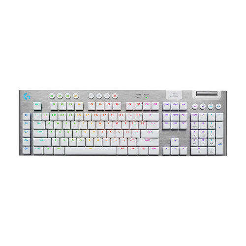 Logitech G915 X Lightspeed Wireless Gaming Keyboard (Tactile - White) 920-012691