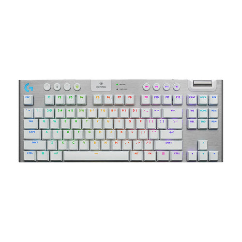 Logitech G915 X Lightspeed TKL Wireless Gaming Keyboard (Tactile - White) 920-012738