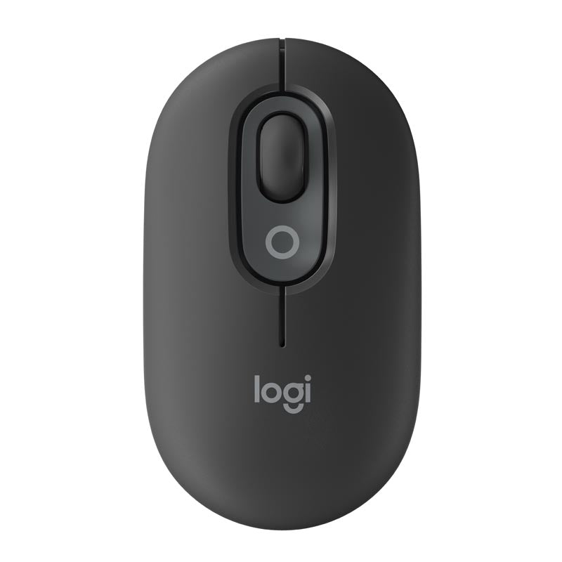 Logitech Pop Mouse Emoji Wireless Mouse Graphite