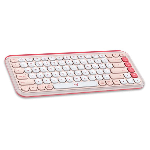 Logitech Pop Icon Keys Wireless Keyboard Rose