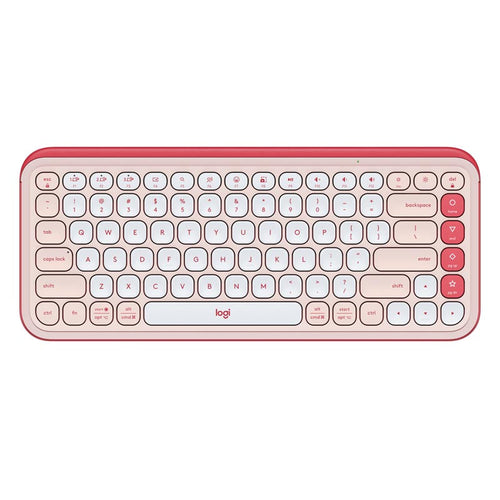 Logitech Pop Icon Keys Wireless Keyboard Rose