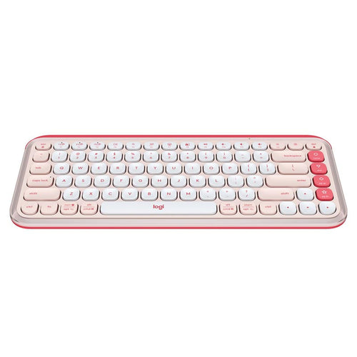 Logitech Pop Icon Keys Wireless Keyboard Rose