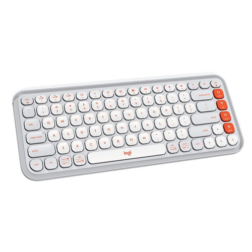 Logitech Pop Icon Keys Wireless Keyboard White