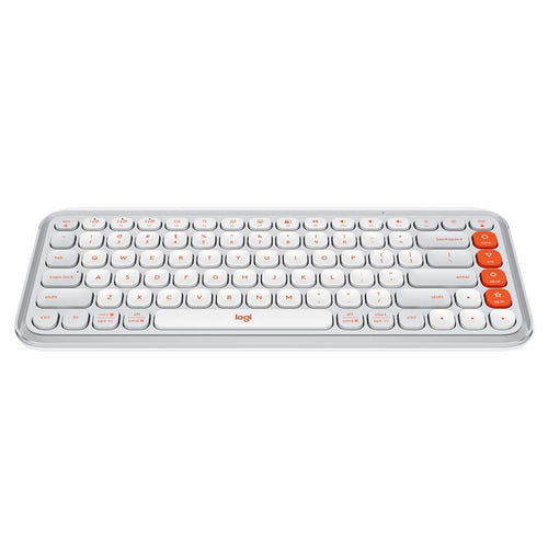Logitech Pop Icon Keys Wireless Keyboard White