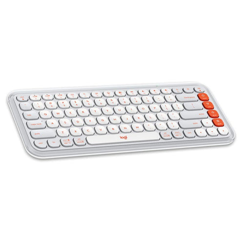 Logitech Pop Icon Keys Wireless Keyboard White