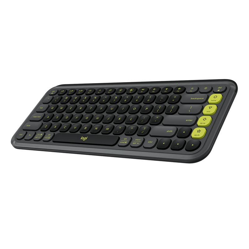 Logitech Pop Icon Keys Wireless Keyboard Graphite