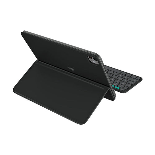 Logitech Flip Folio for iPad Pro 11 (M4), iPad Air 11 (M2, M3), iPad Air 5th Gen - Graphite