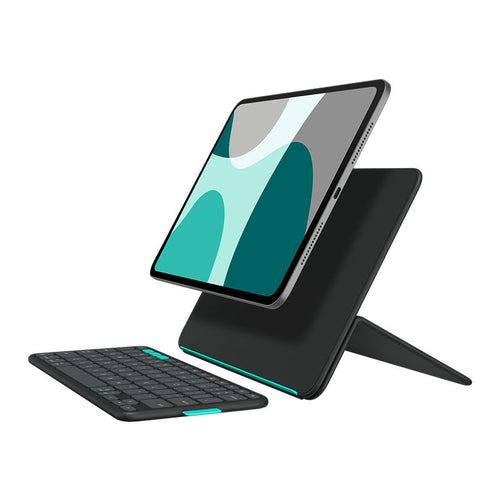 Logitech Flip Folio for iPad Pro 11 (M4), iPad Air 11 (M2, M3), iPad Air 5th Gen - Graphite