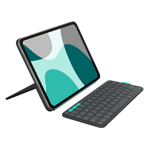 Logitech Flip Folio for iPad Pro 11 (M4), iPad Air 11 (M2, M3), iPad Air 5th Gen - Graphite
