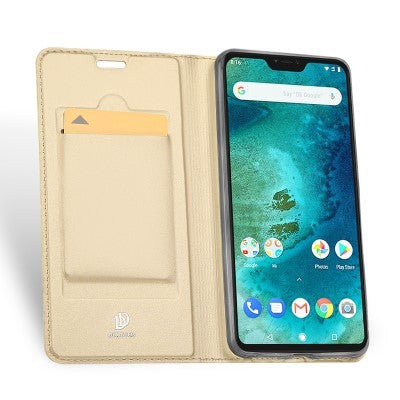 Dux Ducis Leather Case For Xiaomi MI A2 Lite Gold