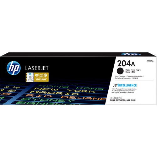 HP 204A Black LaserJet Toner Cartridge (CF510A)