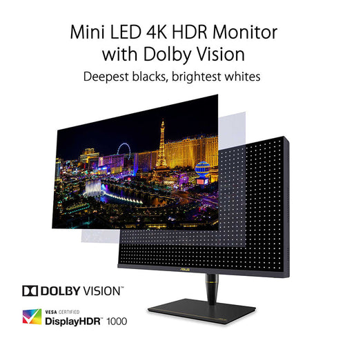 ASUS ProArt DIsplay PA32UCX-PK Professional Monitor - 32 UHD mLED IPS 99% DCI-P3