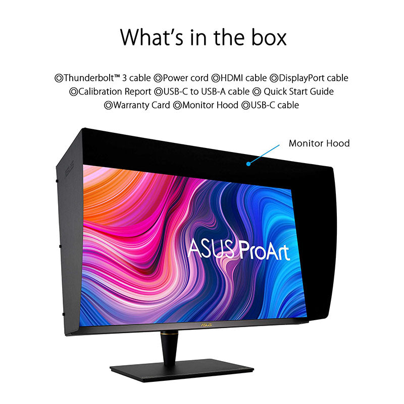 ASUS ProArt DIsplay PA32UCX-PK Professional Monitor - 32 UHD mLED IPS 99% DCI-P3
