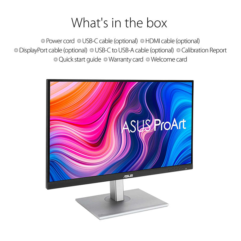 ASUS ProArt Display PA278CV Professional Monitor - 27 QHD IPS 100% sRGB