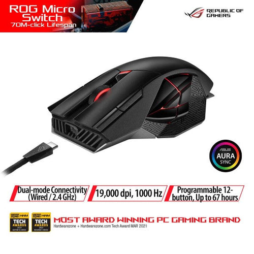 Asus P707 ROG Spatha X Wireless Gaming Mouse