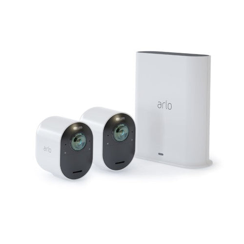 Arlo Ultra 2 Spotlight Camera – 4K UHD & HDR – 2 camera system (VMS5240-200APS)