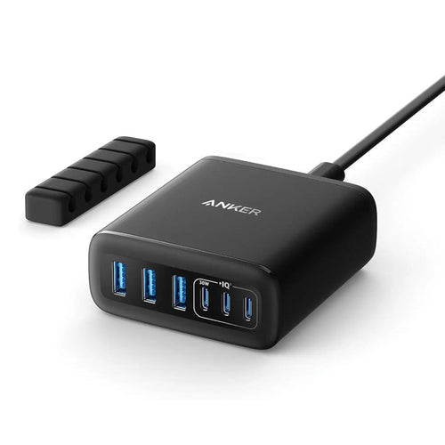 Anker A2154K11-BK PD112W (3C+3A) GaN Power Charger Black