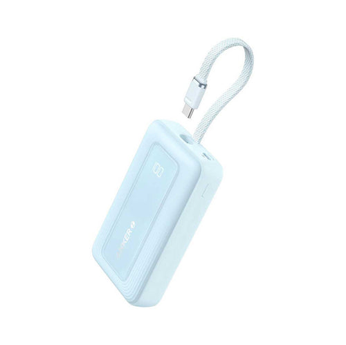 Anker A1688H3-BLUE 10000mAh PD30W Built-In USB-C Cable Powerbank (Blue)