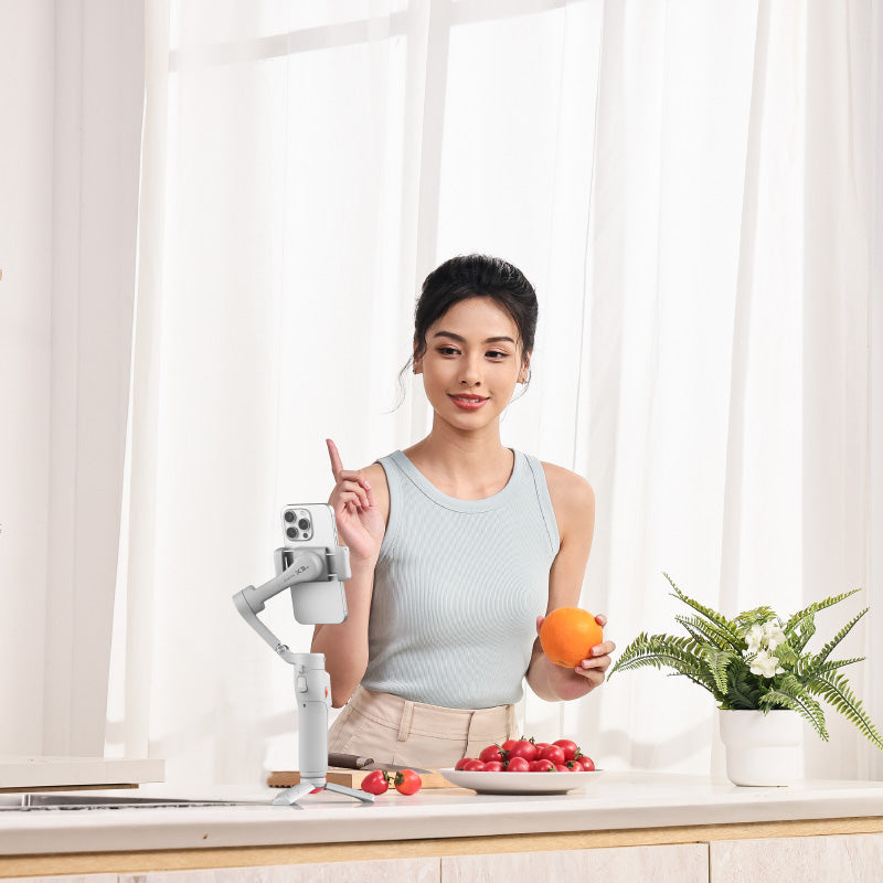 Hohem iSteady X3-Grey SE 3-Axis Travel Smartphone Gimbal - Grey