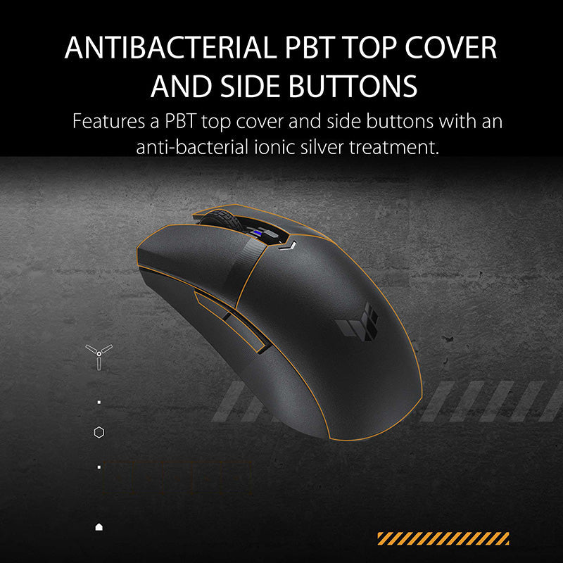 ASUS P306 TUF Gaming M4 Wireless Lightweight Ambidextrous Gaming Mouse