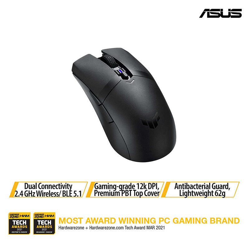 ASUS P306 TUF Gaming M4 Wireless Lightweight Ambidextrous Gaming Mouse
