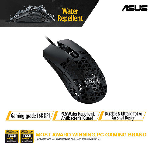 ASUS TUF P307 GAMING M4 AIR Lightweight Wired Gaming Mouse