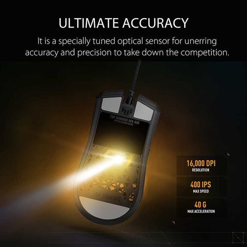 ASUS TUF P307 GAMING M4 AIR Lightweight Wired Gaming Mouse