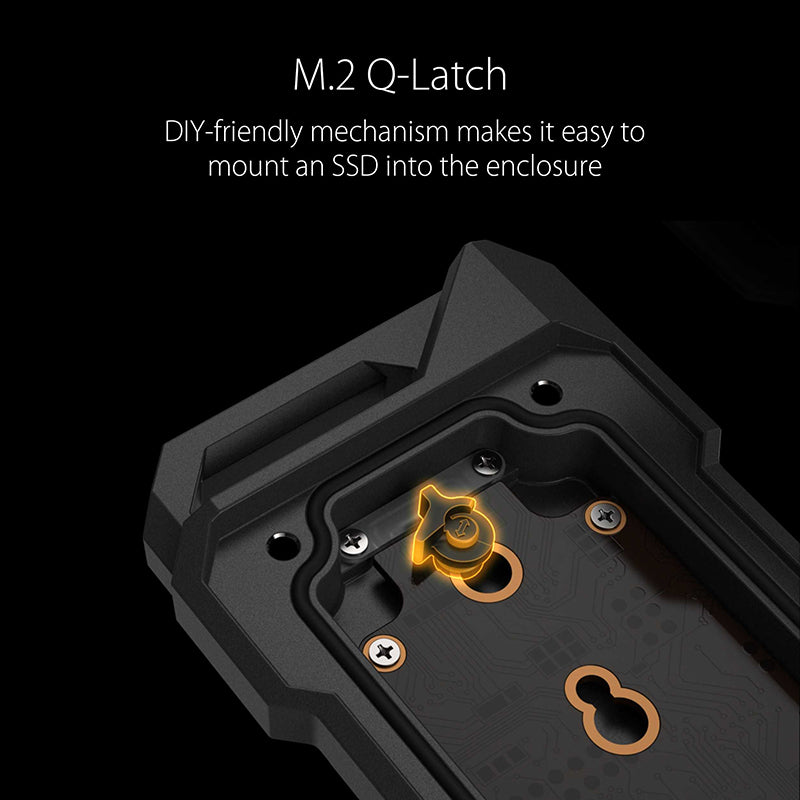 ASUS TUF Gaming A1 ESD-T1A/BLK Dual M.2 NVMe SSD Enclosure