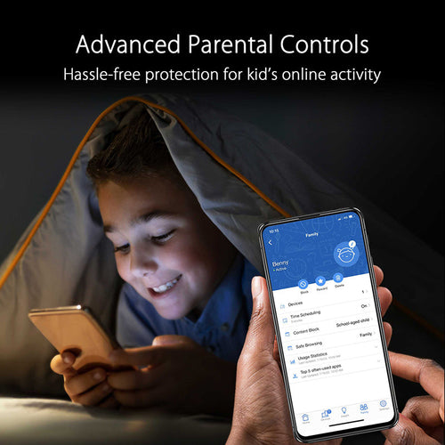 Asus ZenWiFi Pro ET12 WiFi 6E AX11000 Black Tri-band Mesh WiFi (2-Pack)