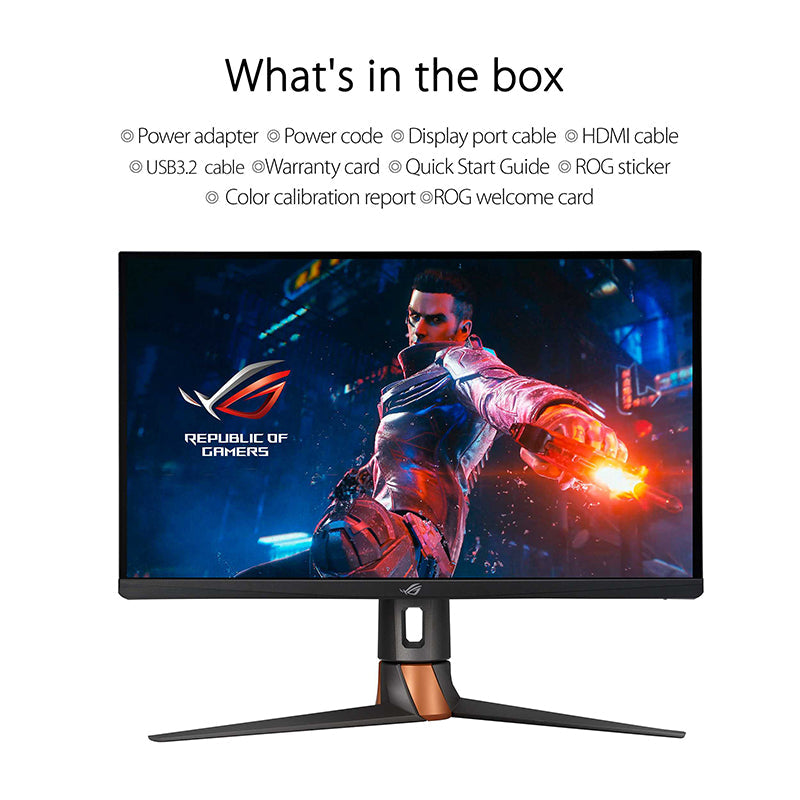 Asus ROG Swift PG27AQN Gaming Monitor - 27 QHD Fast IPS 360Hz