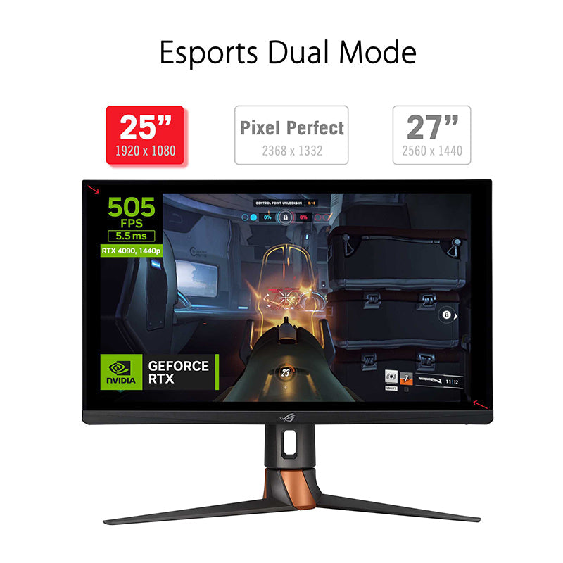 Asus ROG Swift PG27AQN Gaming Monitor - 27 QHD Fast IPS 360Hz