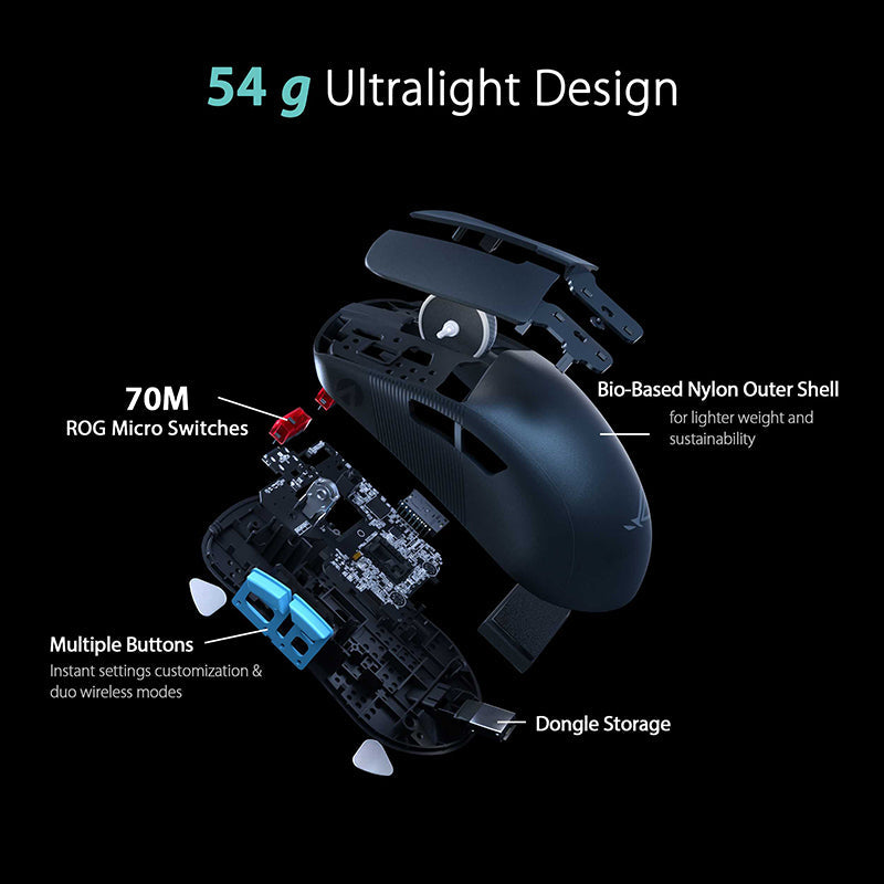 ASUS ROG P713 HARPE ACE AIMLAB EDITION ULTRALIGHT GAMING MOUSE