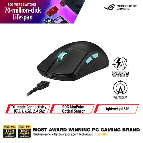 ASUS ROG P713 HARPE ACE AIMLAB EDITION ULTRALIGHT GAMING MOUSE