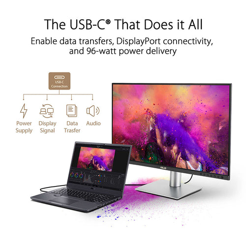 ASUS ProArt Display PA279CRV Professional Monitor - 27 UHD IPS 99% DCI-P3