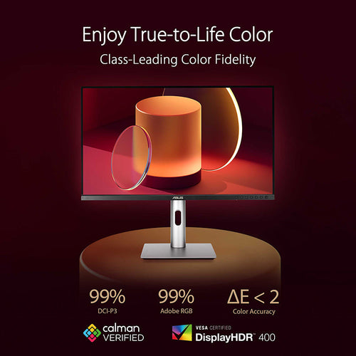 ASUS ProArt Display PA279CRV Professional Monitor - 27 UHD IPS 99% DCI-P3