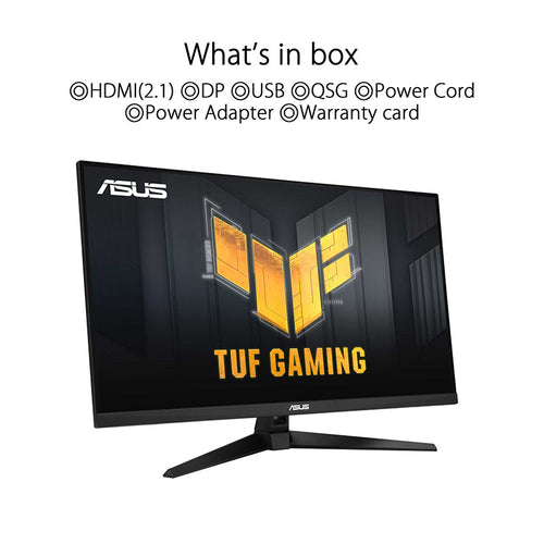 Asus TUF Gaming VG32UQA1A Gaming Monitor - 31.5 UHD VA 160Hz