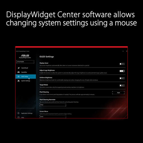 Asus ROG Swift PG27AQDM Gaming Monitor - 27 QHD OLED 240Hz