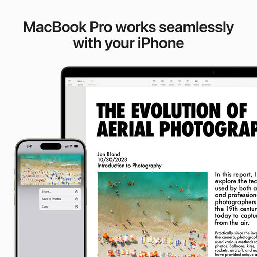 MacBook Pro 14-inch Apple M3 Pro chip with 12‑core CPU and 18‑core GPU, 18GB RAM, 1TB SSD - Silver [MRX73ZP/A]