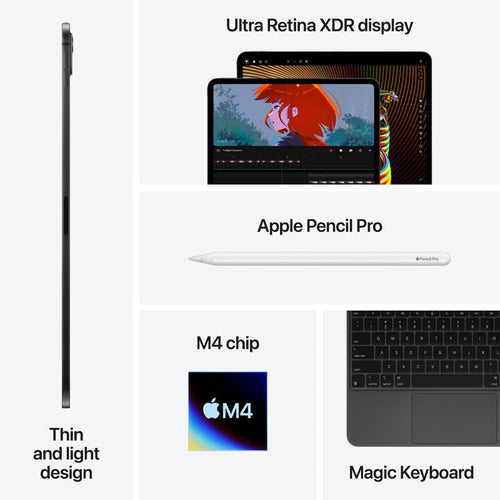 iPad Pro 11 WiFi 512GB with Standard glass - Space Black [MVVC3ZP/A]