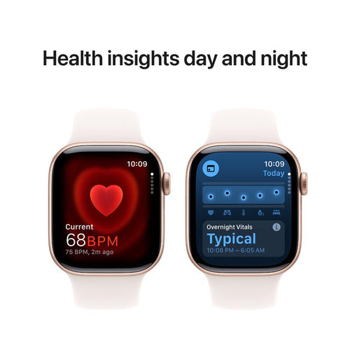 Apple Watch Series 10 GPS 42mm Rose Gold Aluminium Case with Light Blush Sport Band M/L