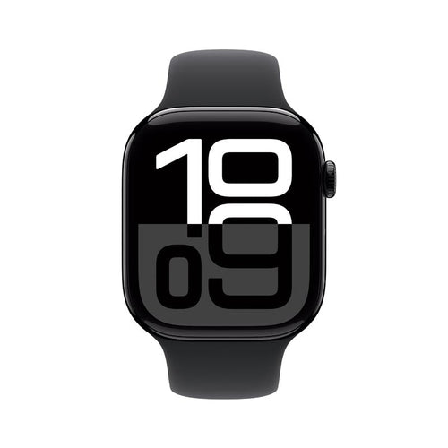 Apple Watch Series 10 GPS 46mm Jet Black Aluminium Case with Black Sport Band M/L