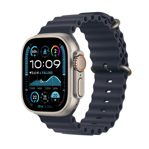 Apple Watch Ultra 2 GPS+Cellular 49mm Natural Case with Navy Ocean Band