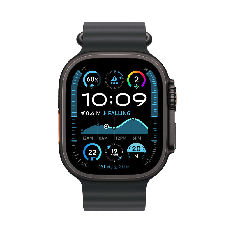 Apple Watch Ultra 2 GPS+Cellular 49mm Black Case with Black Ocean Band