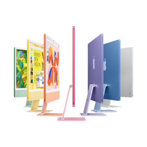 24-inch iMac with Retina 4.5K display: Apple M4 chip with 8-core CPU and 8-core GPU, 16GB, 256GB SSD - Silver [MWUC3ZP/A]