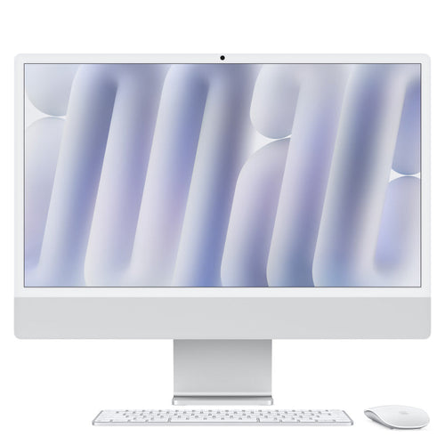24-inch iMac with Retina 4.5K display: Apple M4 chip with 8-core CPU and 8-core GPU, 16GB, 256GB SSD - Silver [MWUC3ZP/A]