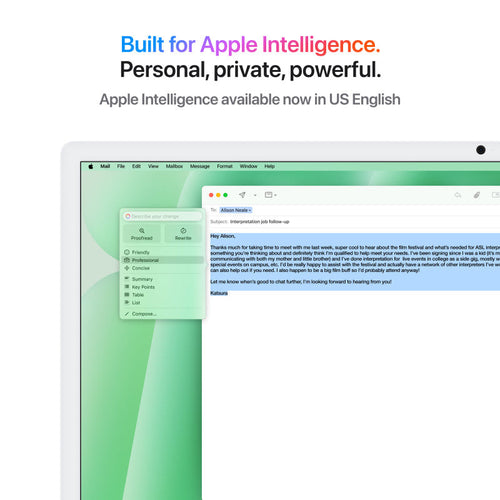 24-inch iMac with Retina 4.5K display: Apple M4 chip with 10‑core CPU and 10‑core GPU, 16GB, 256GB SSD - Green [MWUY3ZP/A]