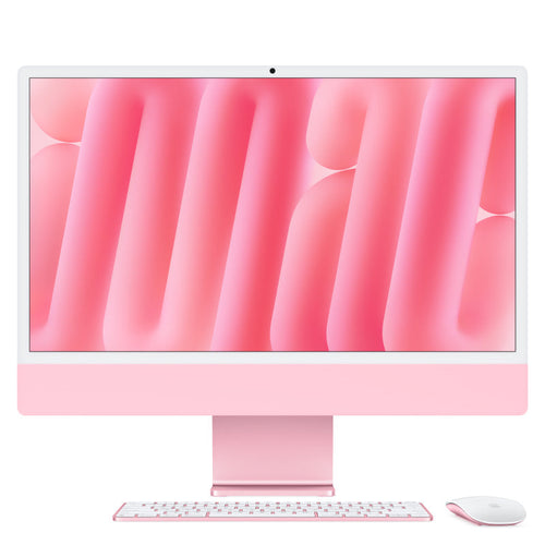 24-inch iMac with Retina 4.5K display: Apple M4 chip with 10‑core CPU and 10‑core GPU, 16GB, 512GB SSD - Pink [MWV53ZP/A]