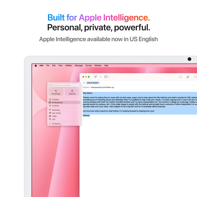 24-inch iMac with Retina 4.5K display: Apple M4 chip with 10‑core CPU and 10‑core GPU, 16GB, 512GB SSD - Pink [MWV53ZP/A]